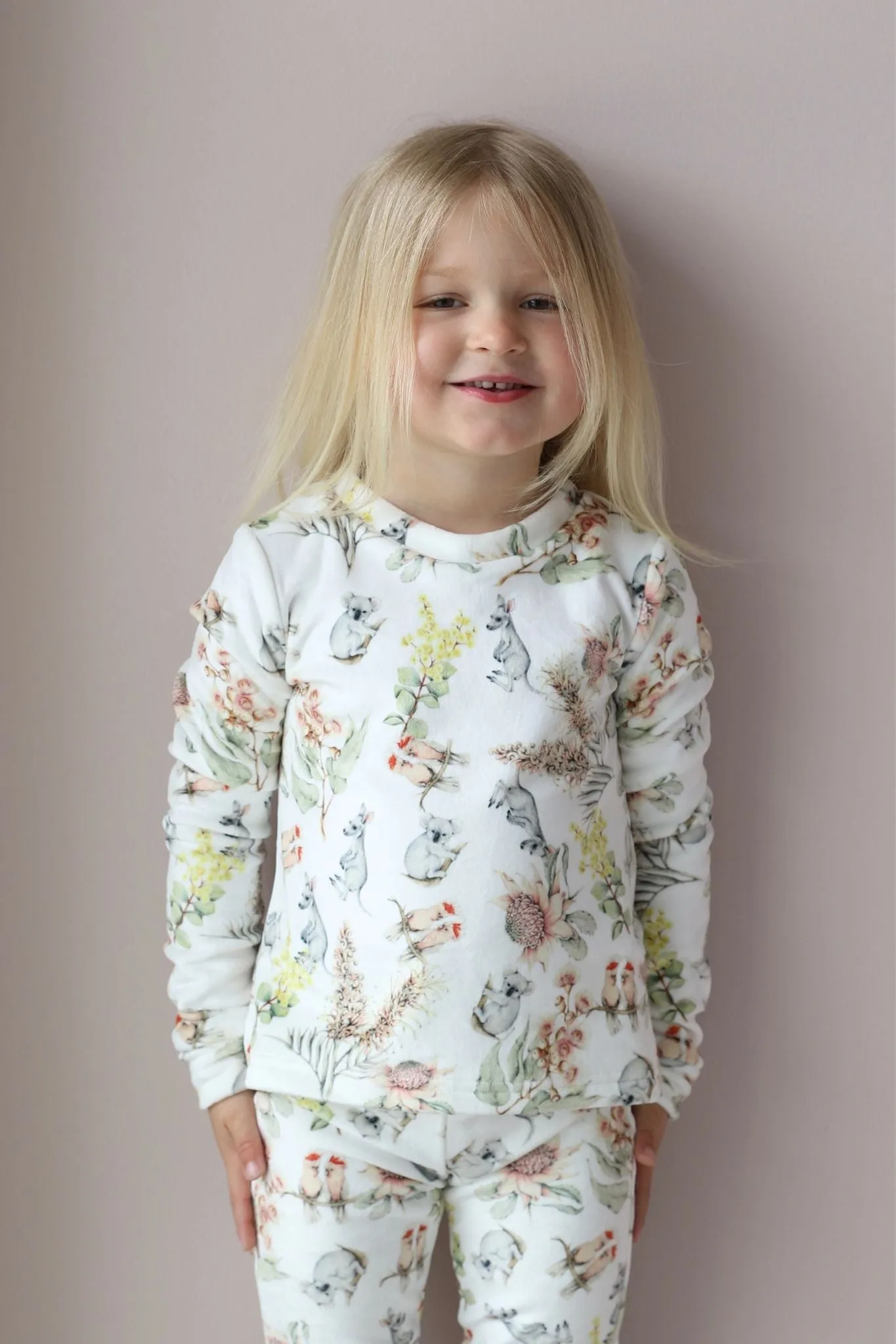 Kid Fleece Pyjama Set - Australiana