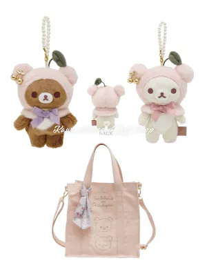 Ko-Rilakkuma ChairoiKoguma Shining Jewel Cherry Tote Bag Keychain Macot