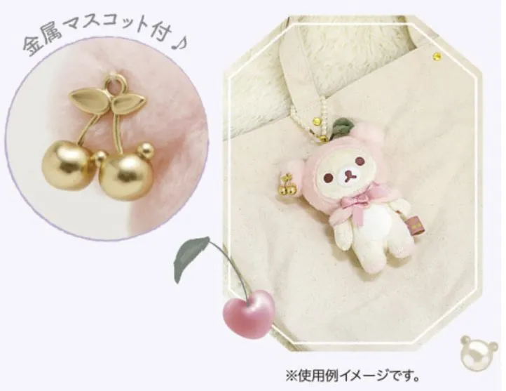 Ko-Rilakkuma ChairoiKoguma Shining Jewel Cherry Tote Bag Keychain Macot