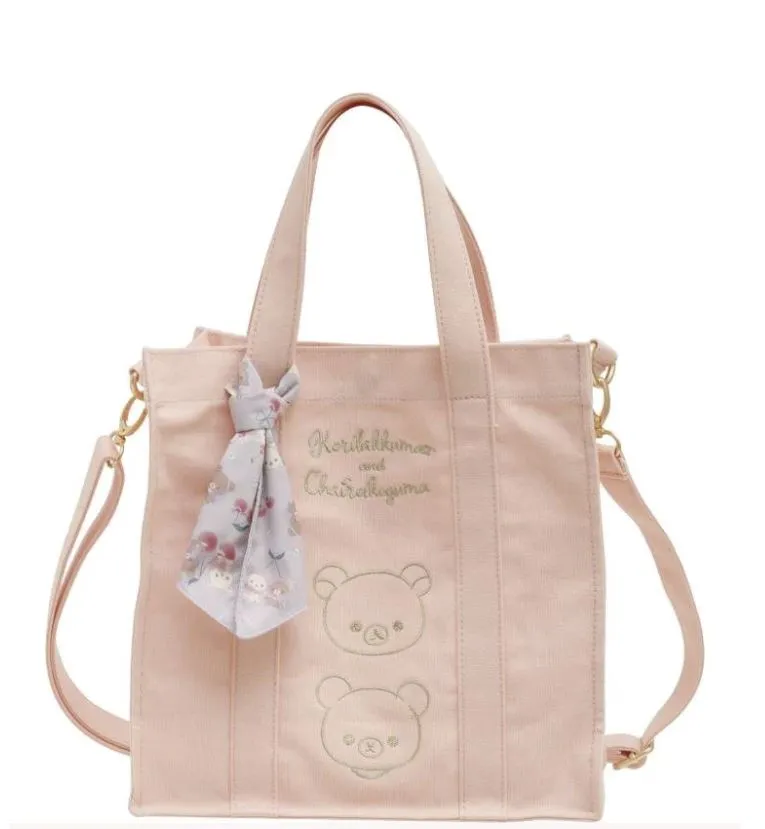 Ko-Rilakkuma ChairoiKoguma Shining Jewel Cherry Tote Bag Keychain Macot