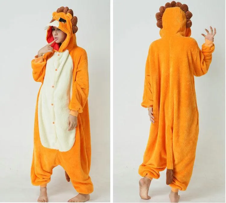 Lion Onesies Hoodie Pajamas Animal Costume Kigurumi Pajamas