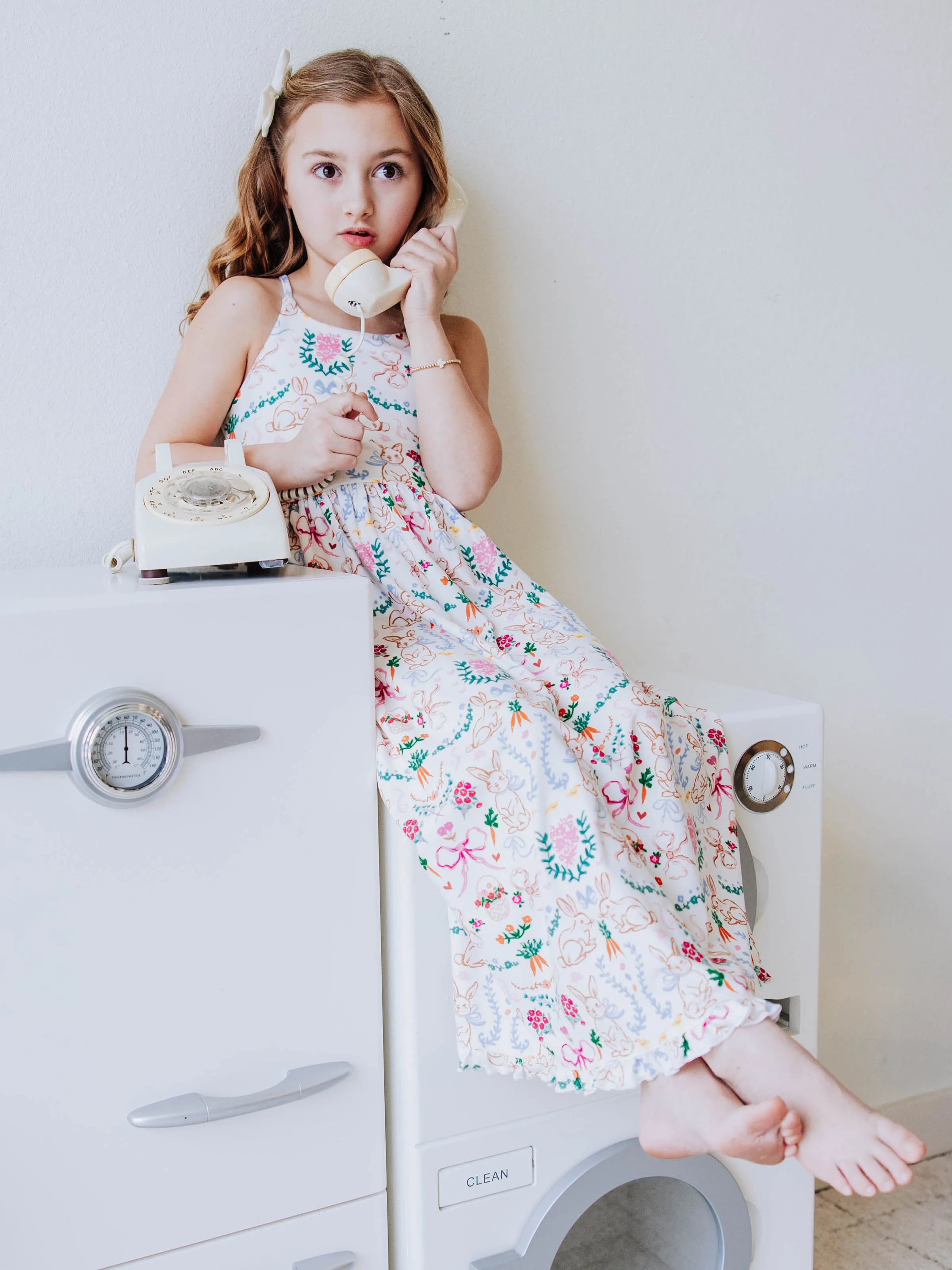 Maxi Play Dress - Down the Bunny Trail