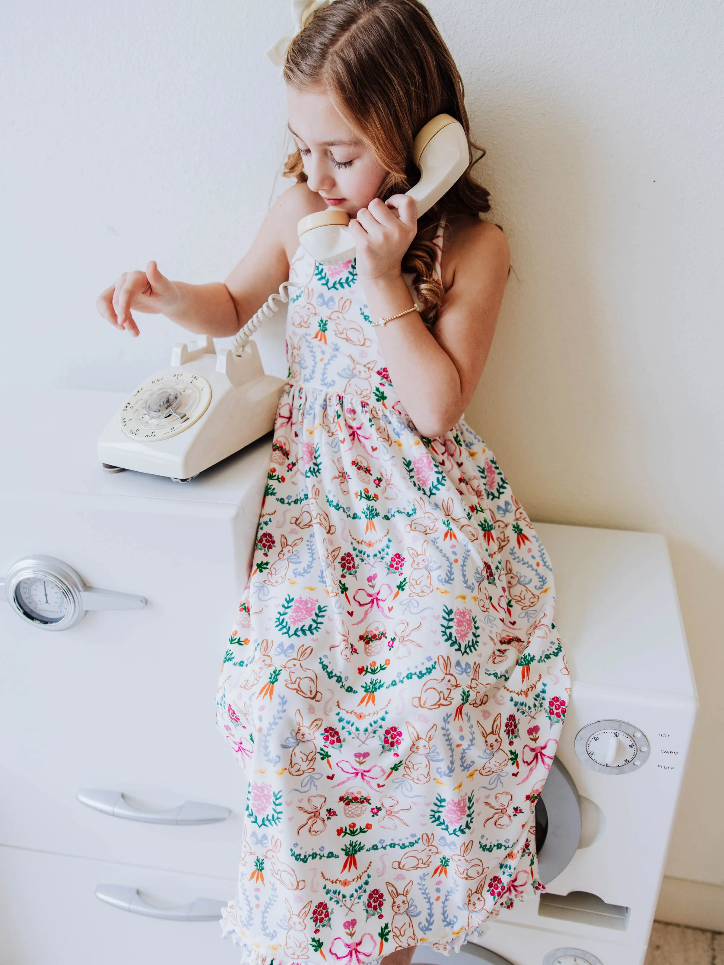 Maxi Play Dress - Down the Bunny Trail