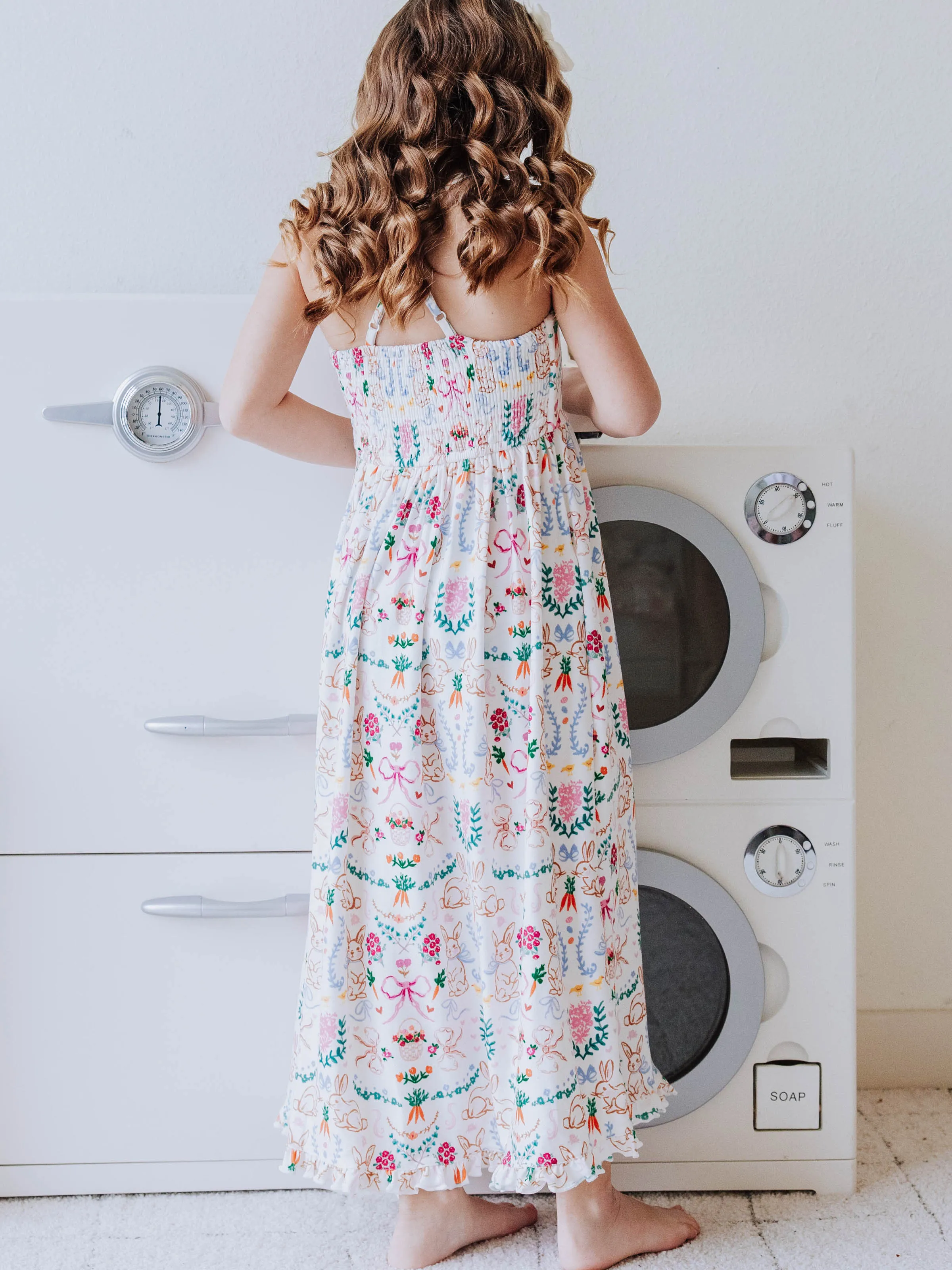 Maxi Play Dress - Down the Bunny Trail