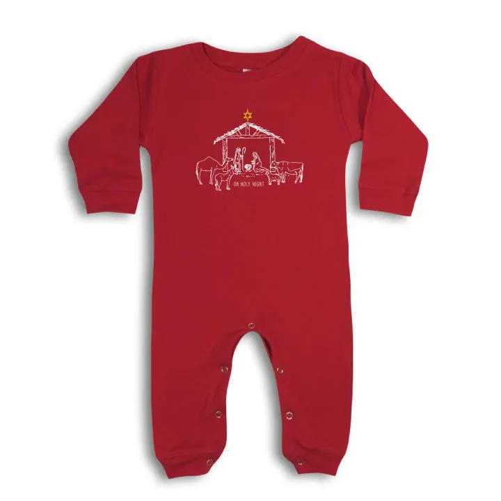 Nativity Long Sleeve Infant Romper