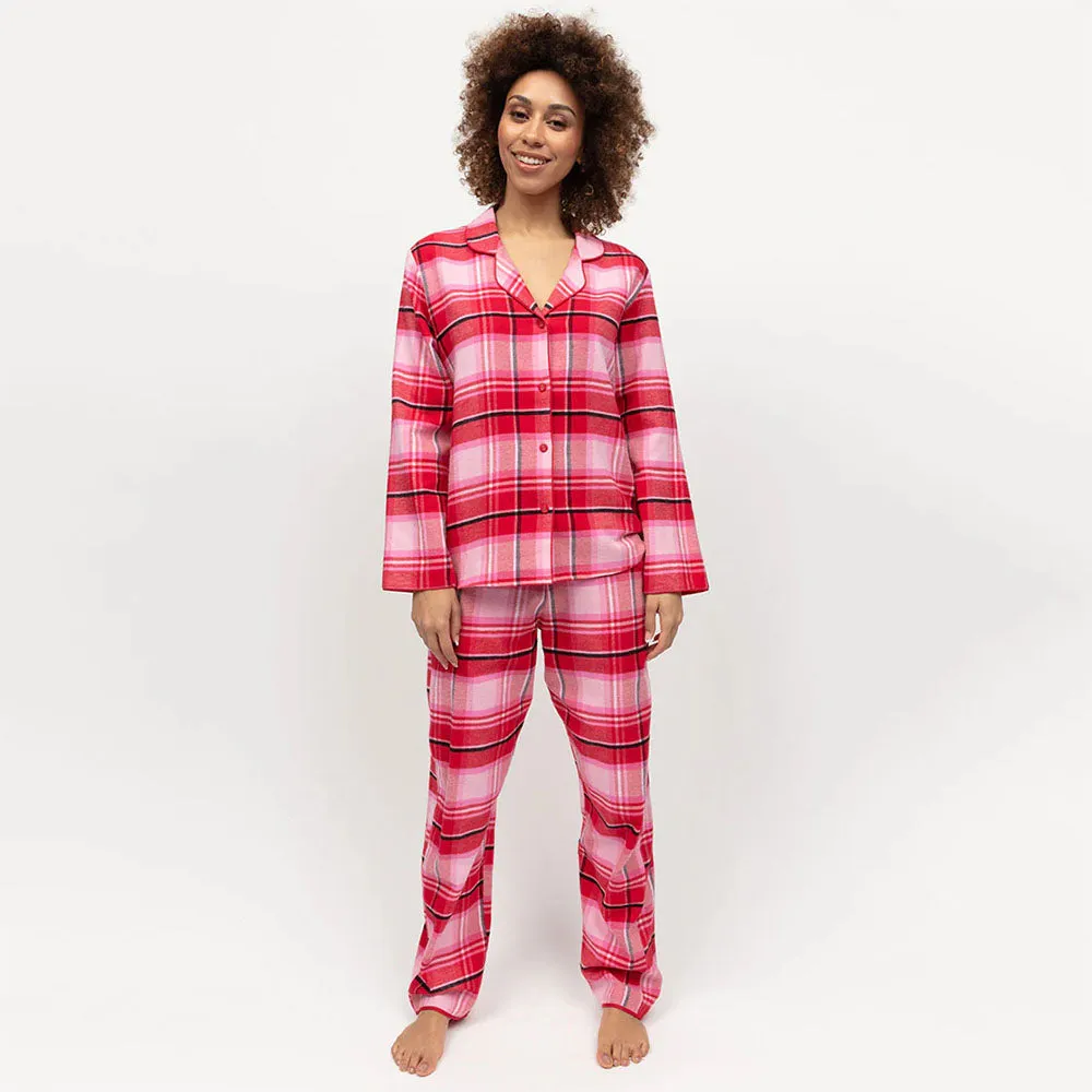 Noelle Women's Brushed Check Pyjama Bottom