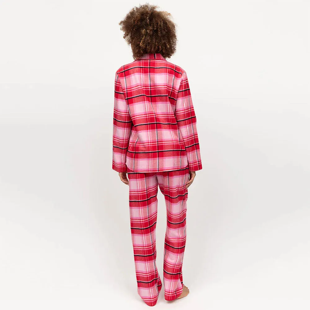 Noelle Women's Brushed Check Pyjama Bottom