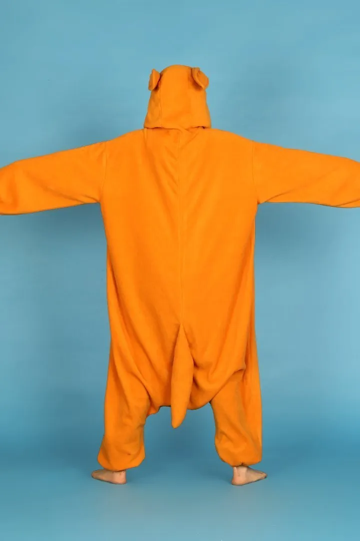 Orange Kangaroo Onesies Hoodie Kigurumi Costume Pajamas