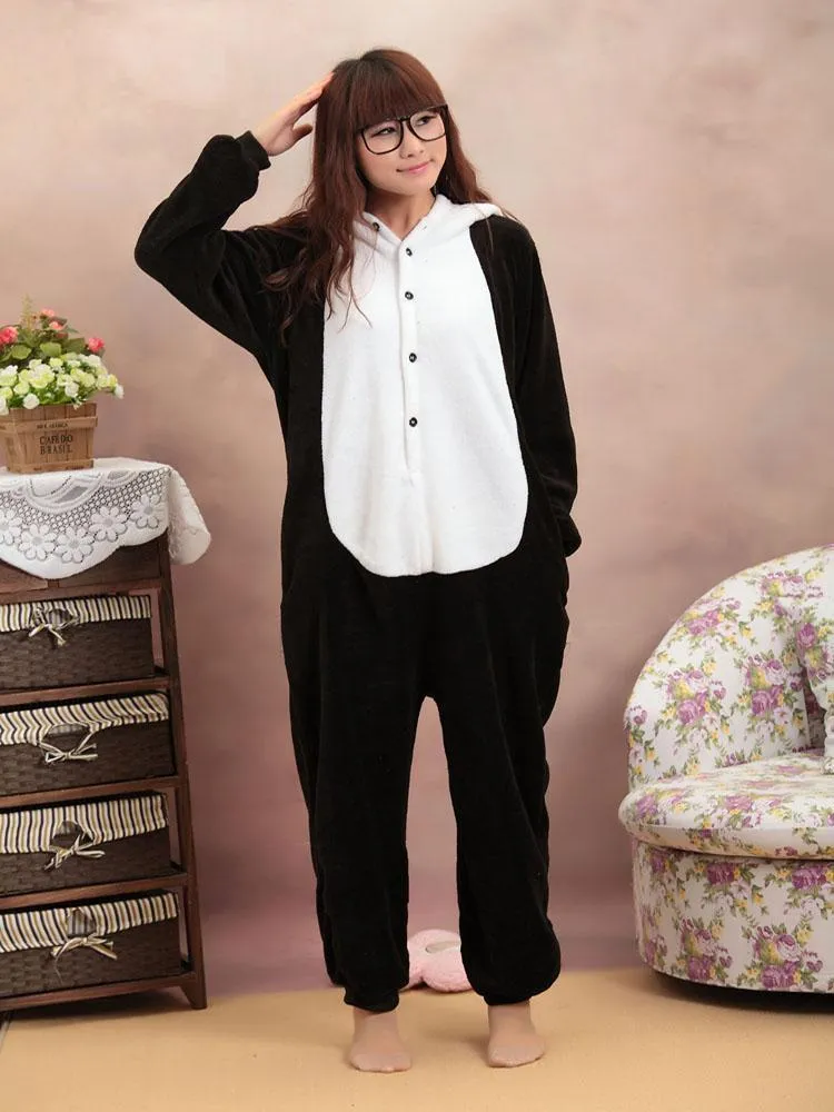 Panda Onesies Hoodie Pajamas Animal Costume Kigurumi