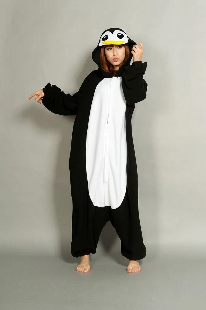 Penguin Onesies Hoodie Pajamas Animal Kigurumi Costume