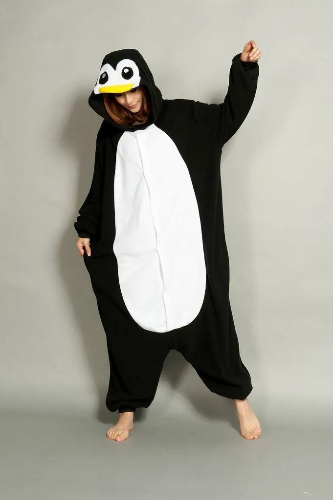 Penguin Onesies Hoodie Pajamas Animal Kigurumi Costume