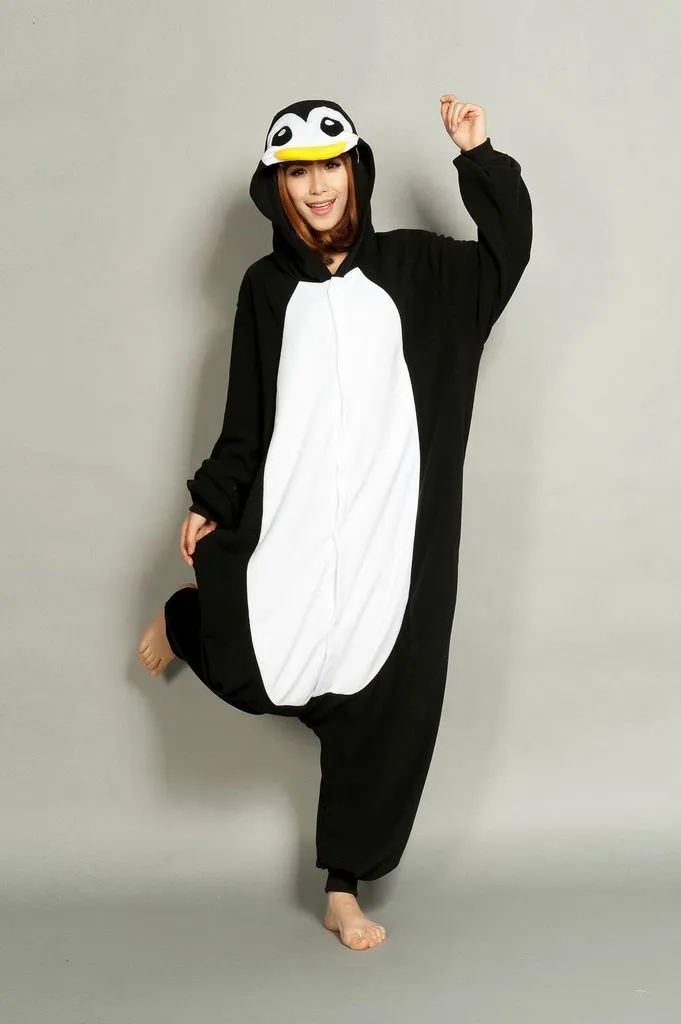 Penguin Onesies Hoodie Pajamas Animal Kigurumi Costume