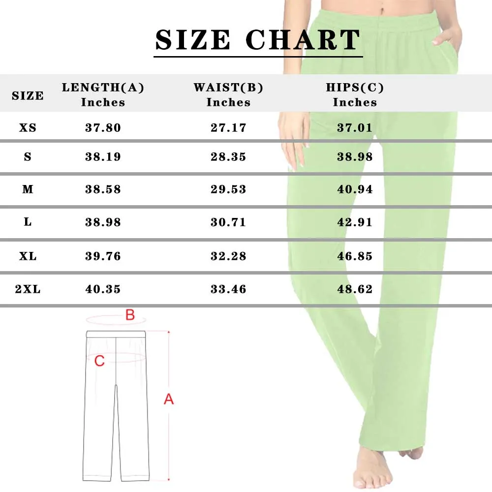 Personalized Long Pajama Pants for Men&Women Custom Seamless Face Sleepwear Slumber Party