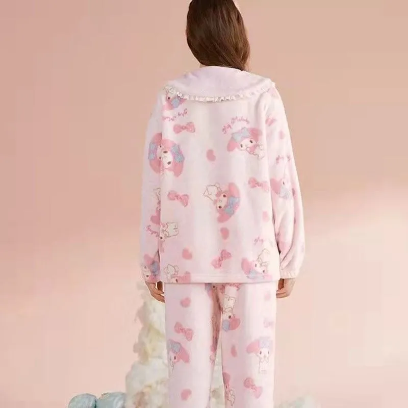 Pink Bunny Pajama Set