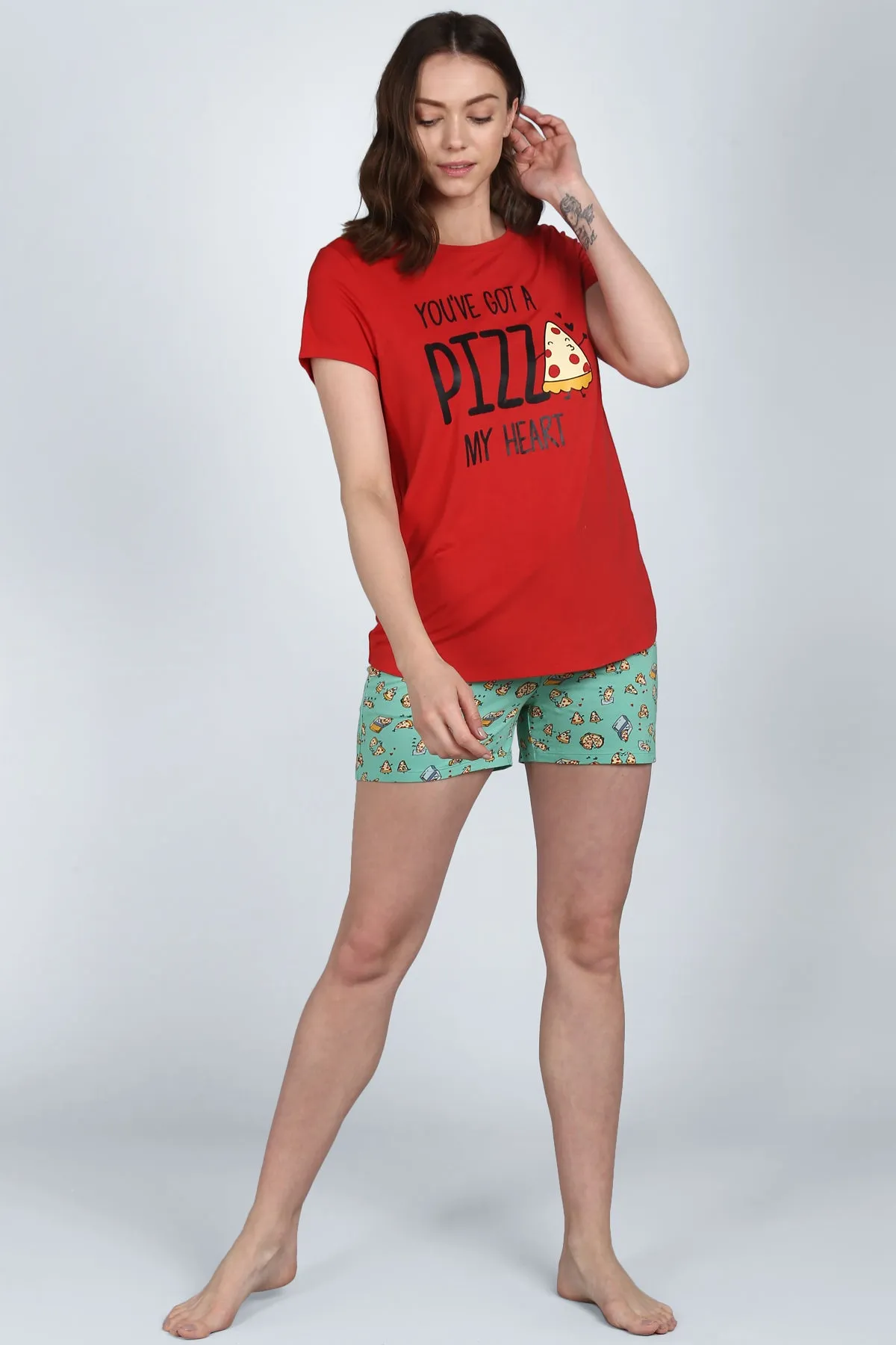 Pizza My Heart Shorts