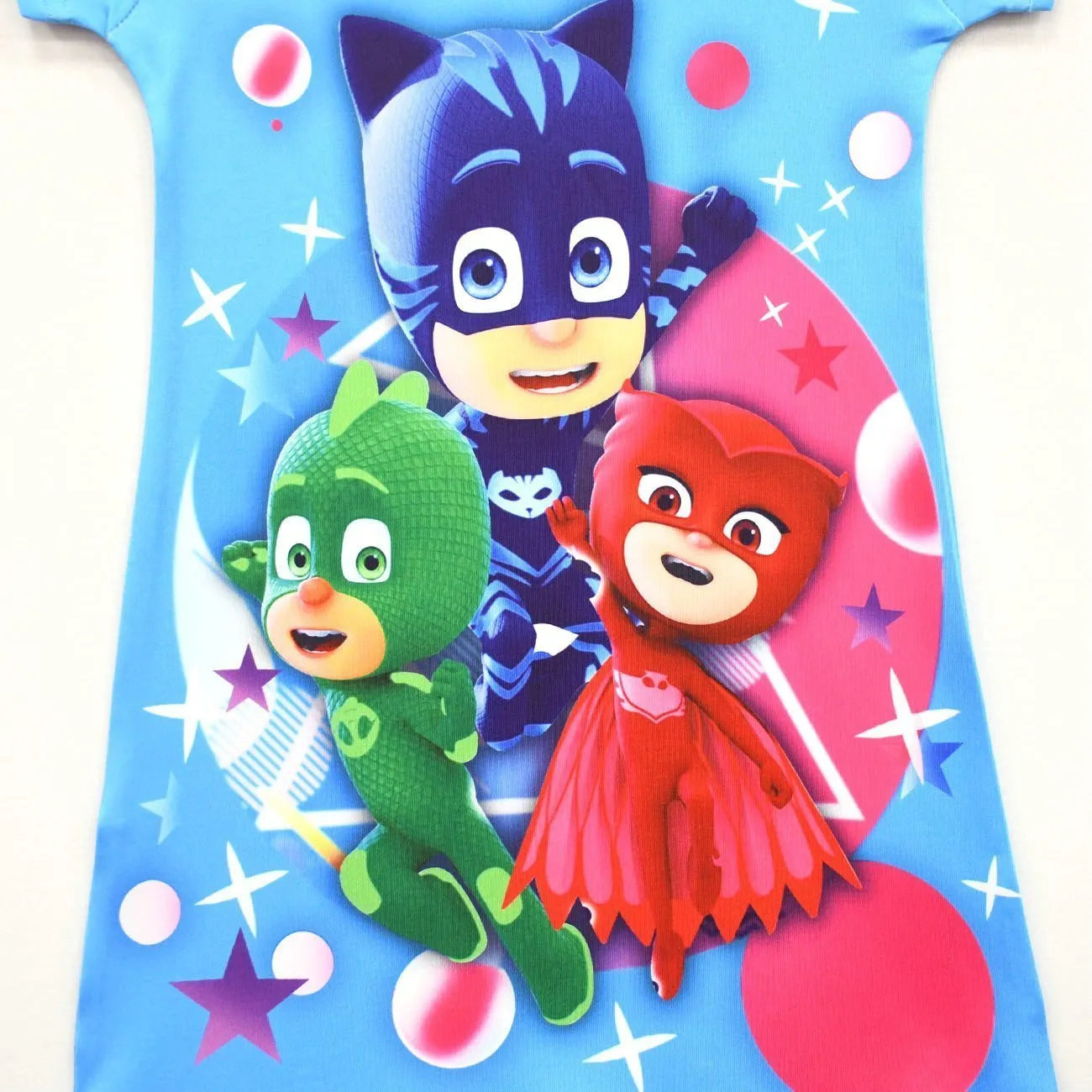 PJ Masks Pajamas Little Hero Nightgown for Toddler Kids Sleepwear Dress