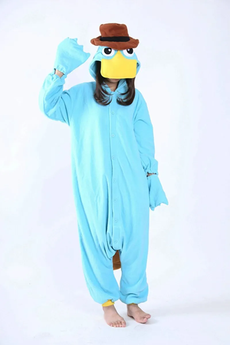 Platypus Cartoon Animal Onesies Hoodie Kigurumi Pajamas