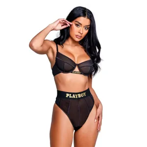 Playboy Cage 2-Piece Set - Black