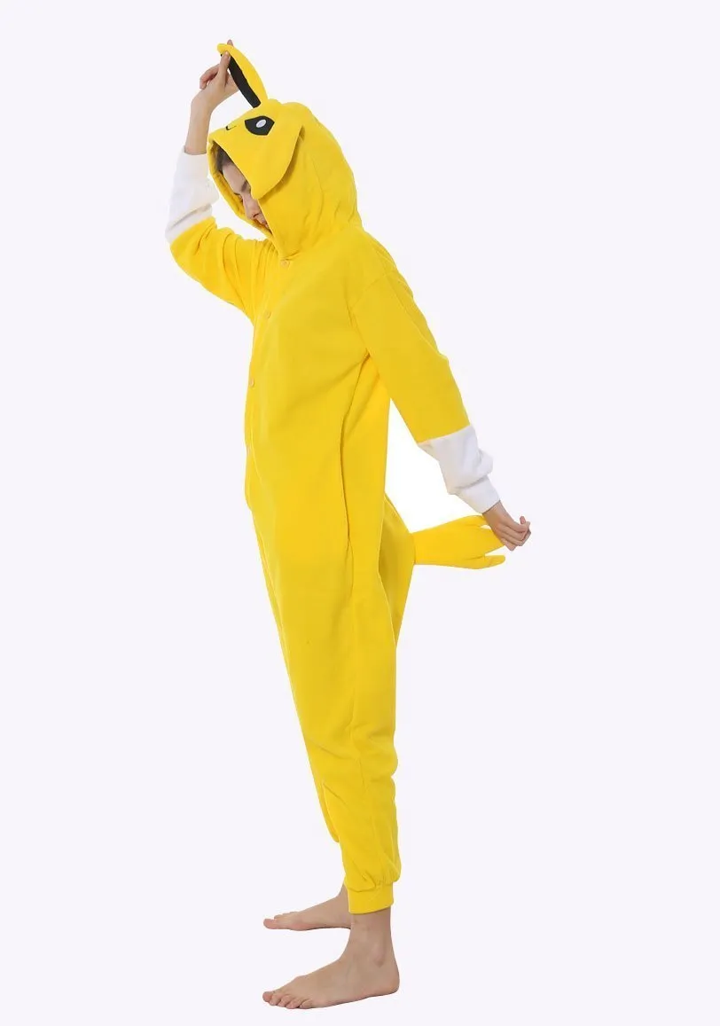 Pokemon Jolteon Eevee Kigurumi Onesie Hoodie Costume Pajamas