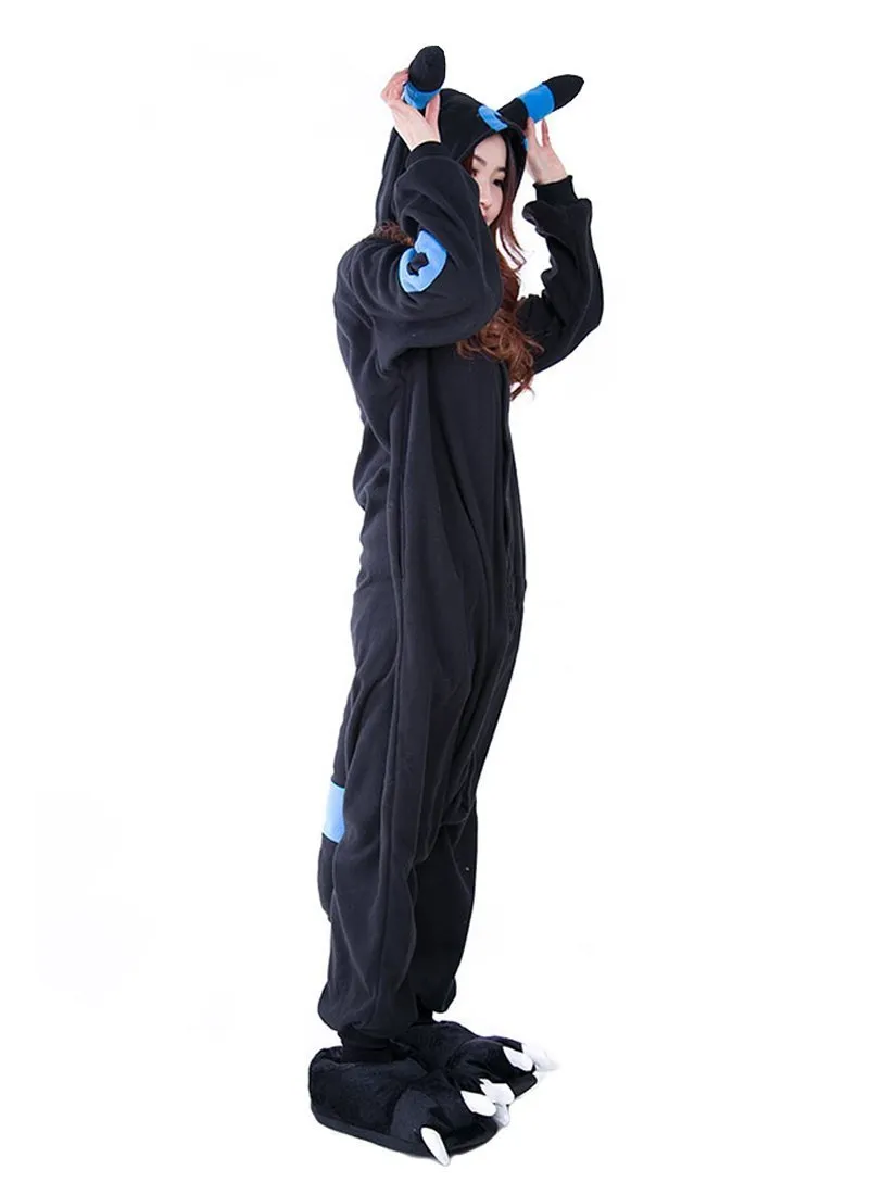 Pokemon Umbreon Eevee Kigurumi Onesie Hoodie Costume Pajamas