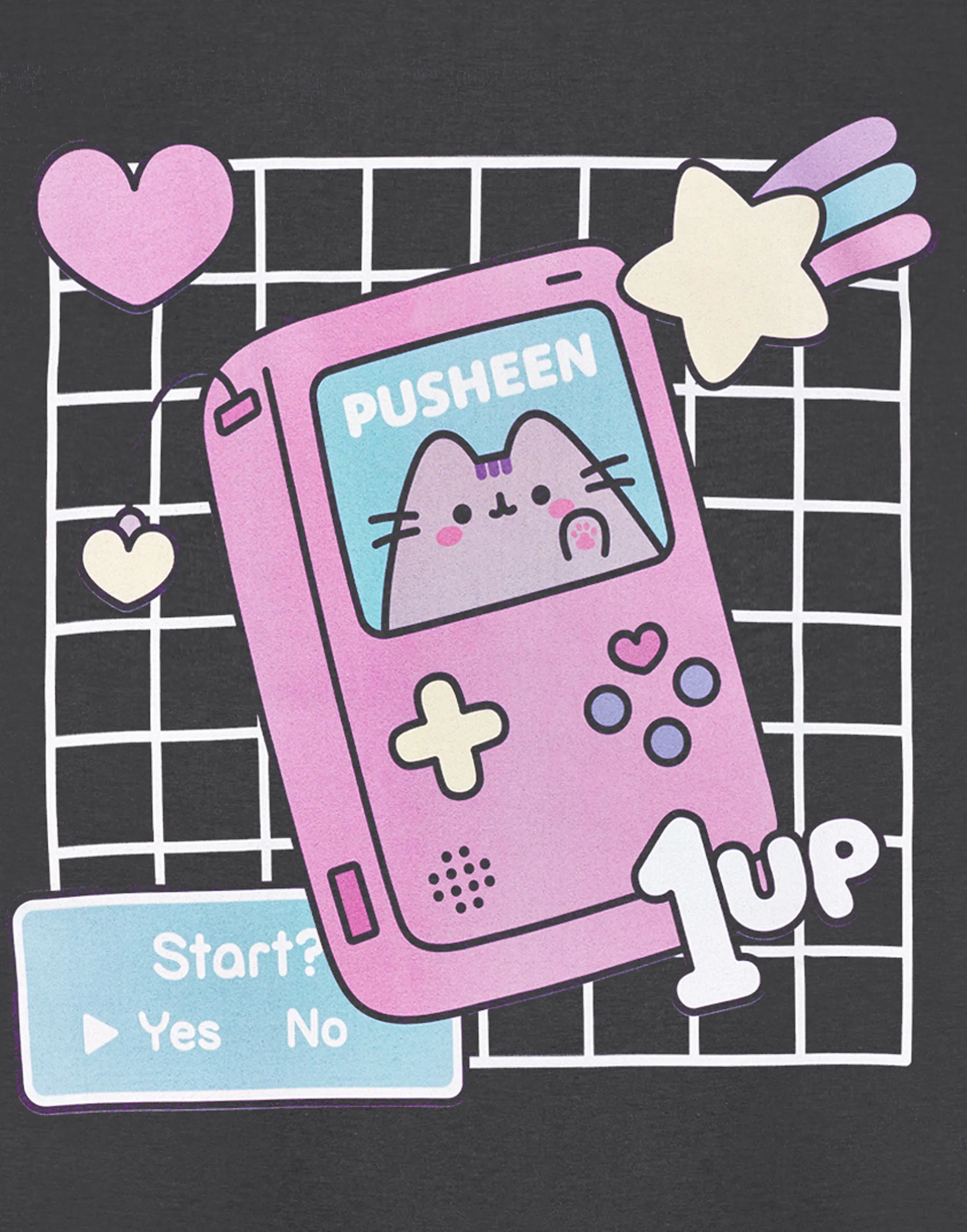 Pusheen Gameboy Womens Grey Short Sleeved T-Shirt Dress