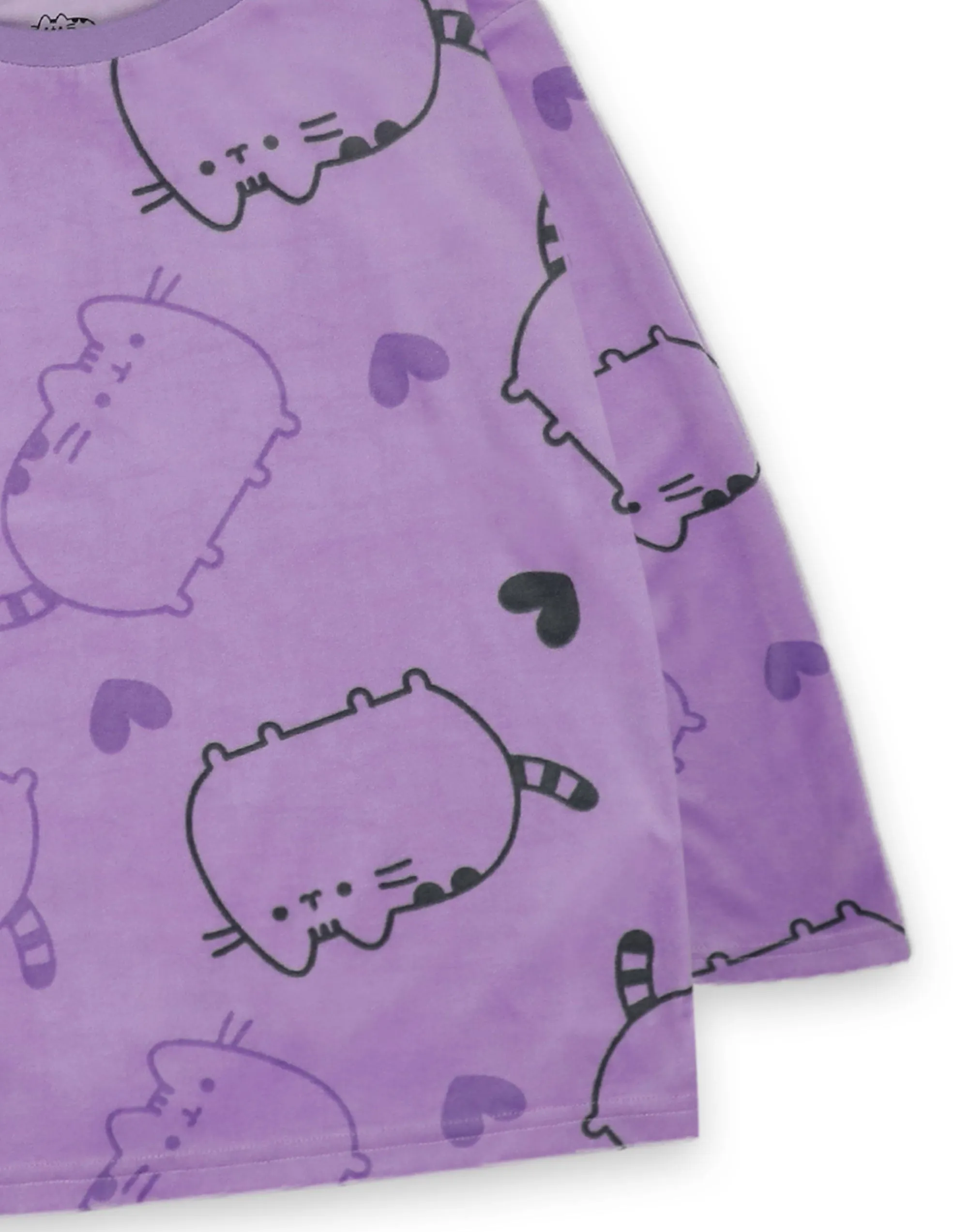 Pusheen Girls Purple Pyjama Set