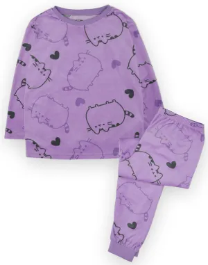 Pusheen Girls Purple Pyjama Set