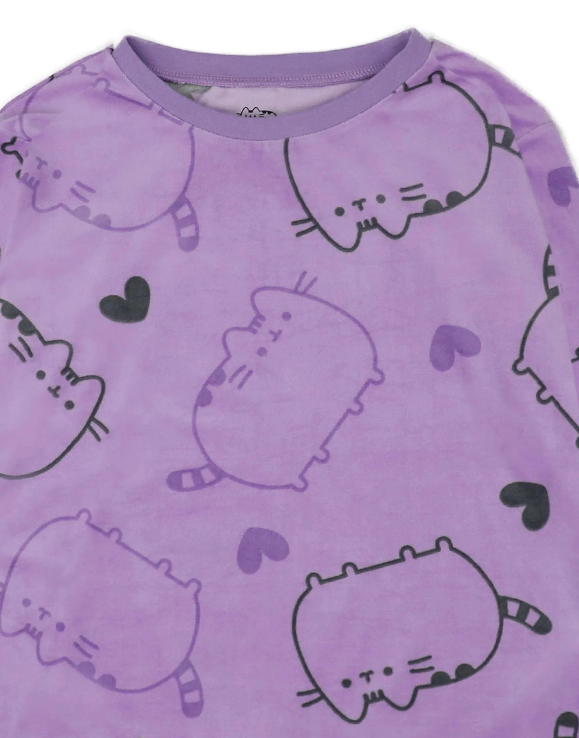 Pusheen Girls Purple Pyjama Set