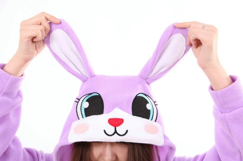 Rabbit Kigurumi Pajamas Animal Hoodie Bunny Easter Costume Onesies