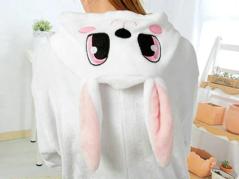 Rabbit Kigurumi Pajamas Hoodie Animals Bunny Easter Costume Onesies