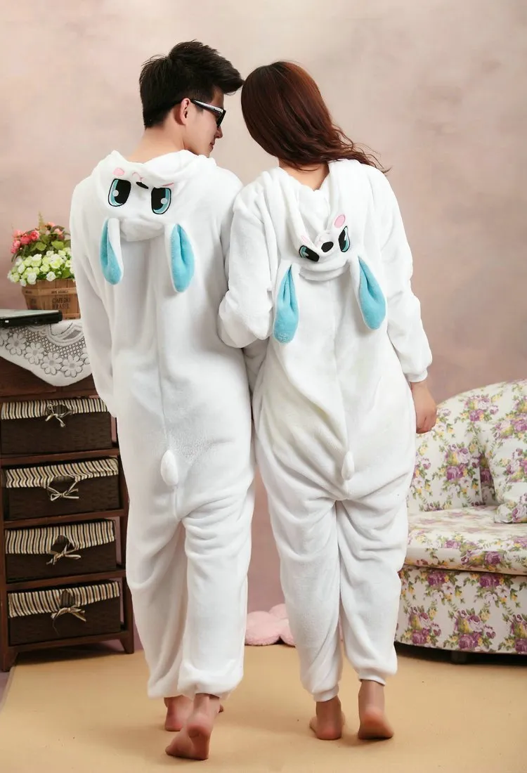 Rabbit Kigurumi Pajamas Hoodie Animals Bunny Easter Costume Onesies