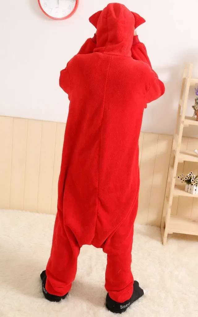 Red Fox Onesies Hoodie Pajamas Animal Costume Kigurumi