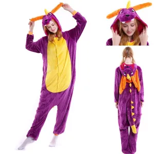 Royal Dragon Spyro Onesie Hoodie Costume Kigurumi Pajamas