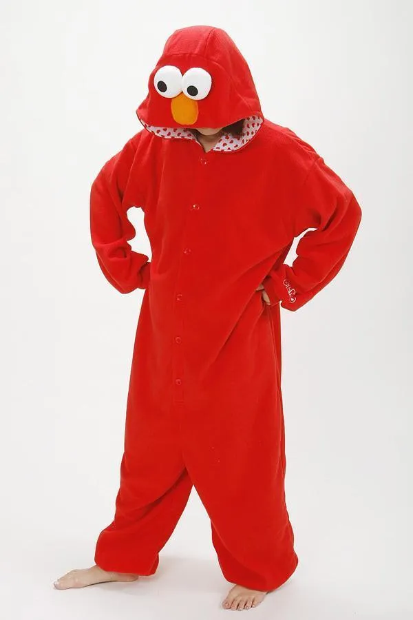 Seame Street ELMO Onesie Hoodie Costume Kigurumi Pajamas