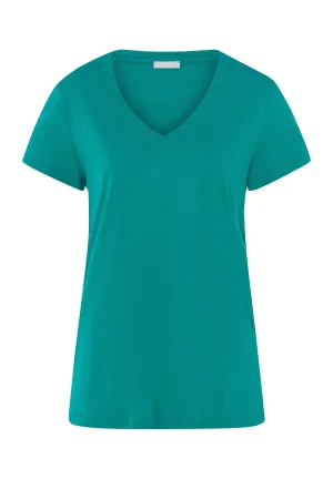 Sleep And Lounge V-Neck T-Shirt | Peacock 77876-2730