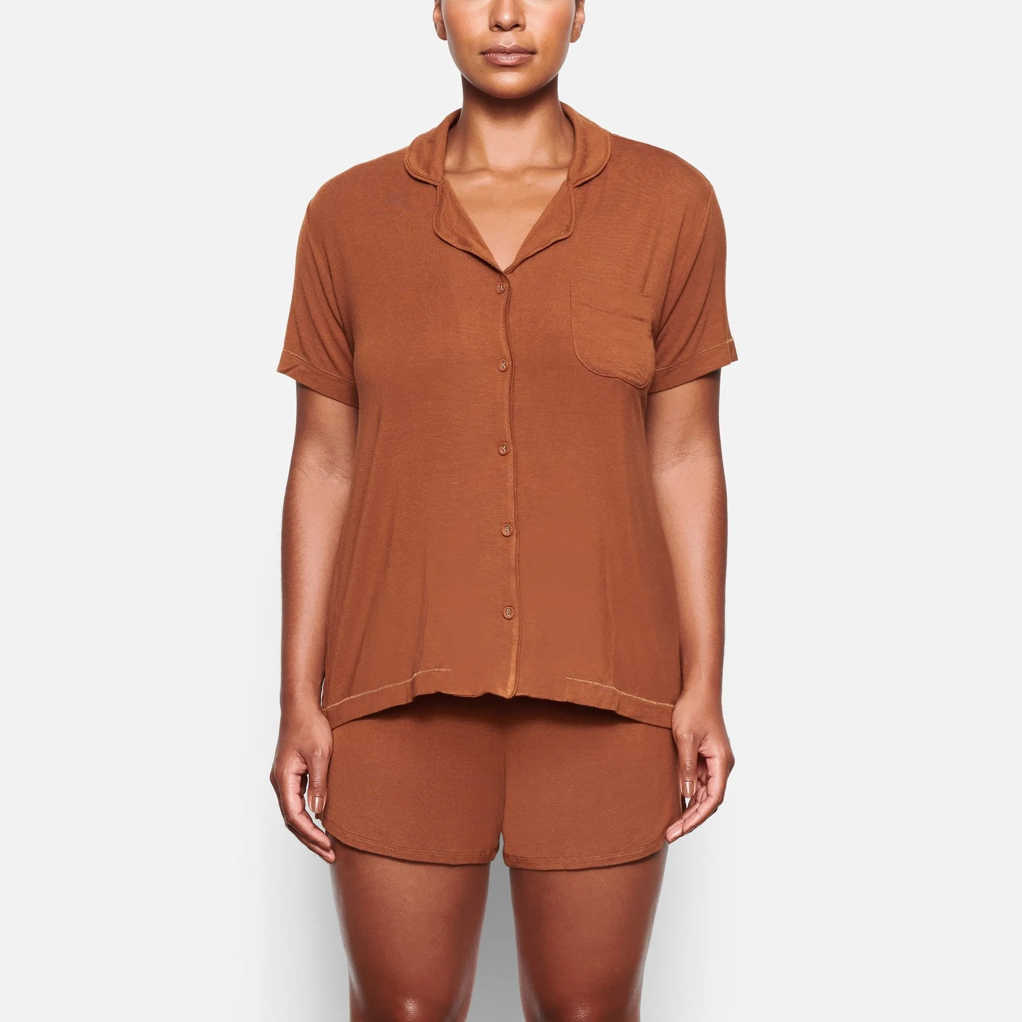 SLEEP SHORT SLEEVE SET | COPPER