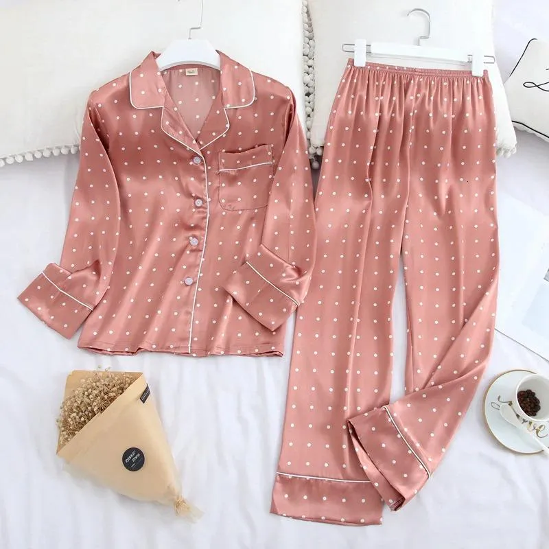 Smooth and Comfortable Long Sleeve and Pajamas Set