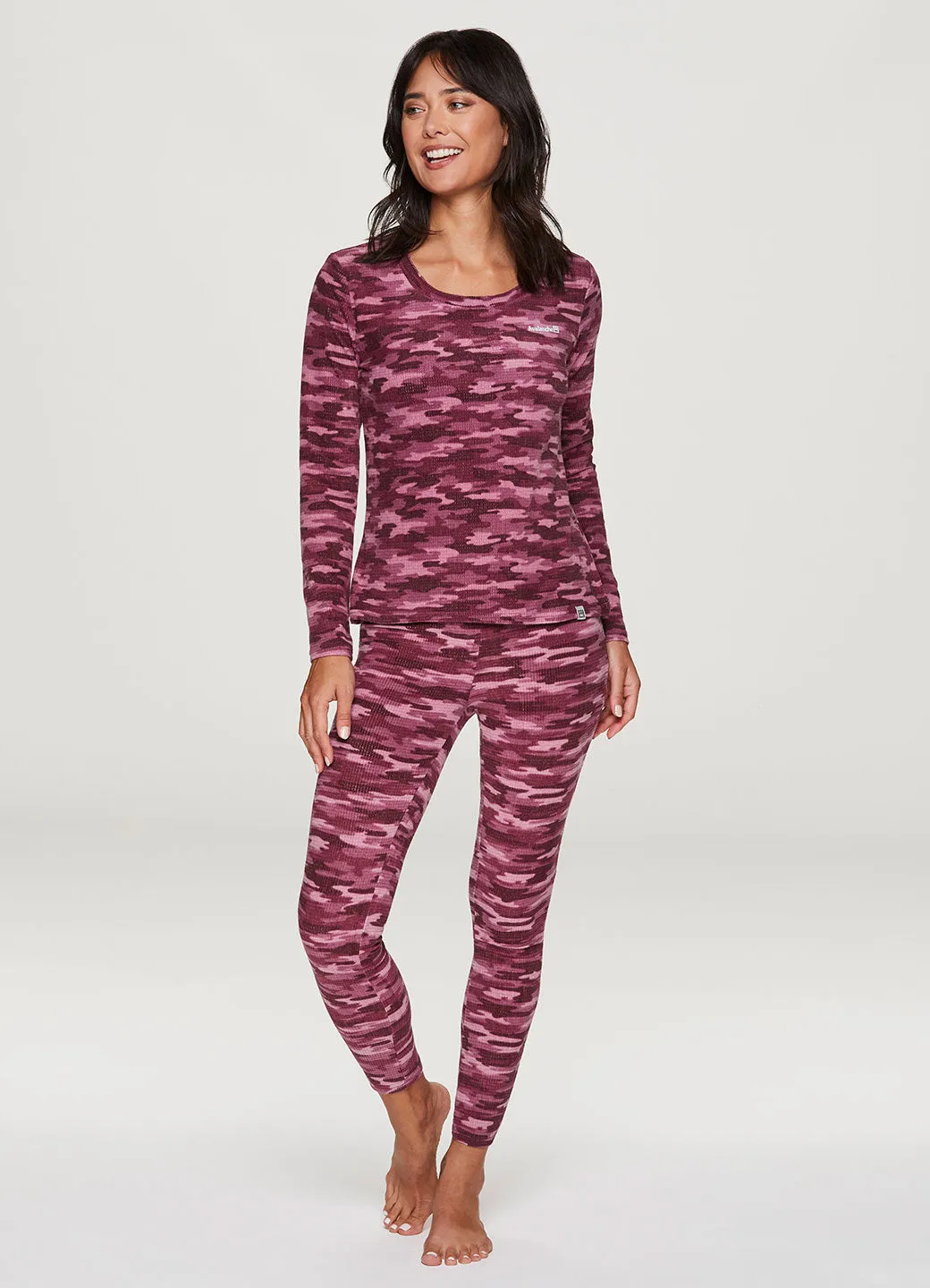 Soft Camo Thermal Pajama Set