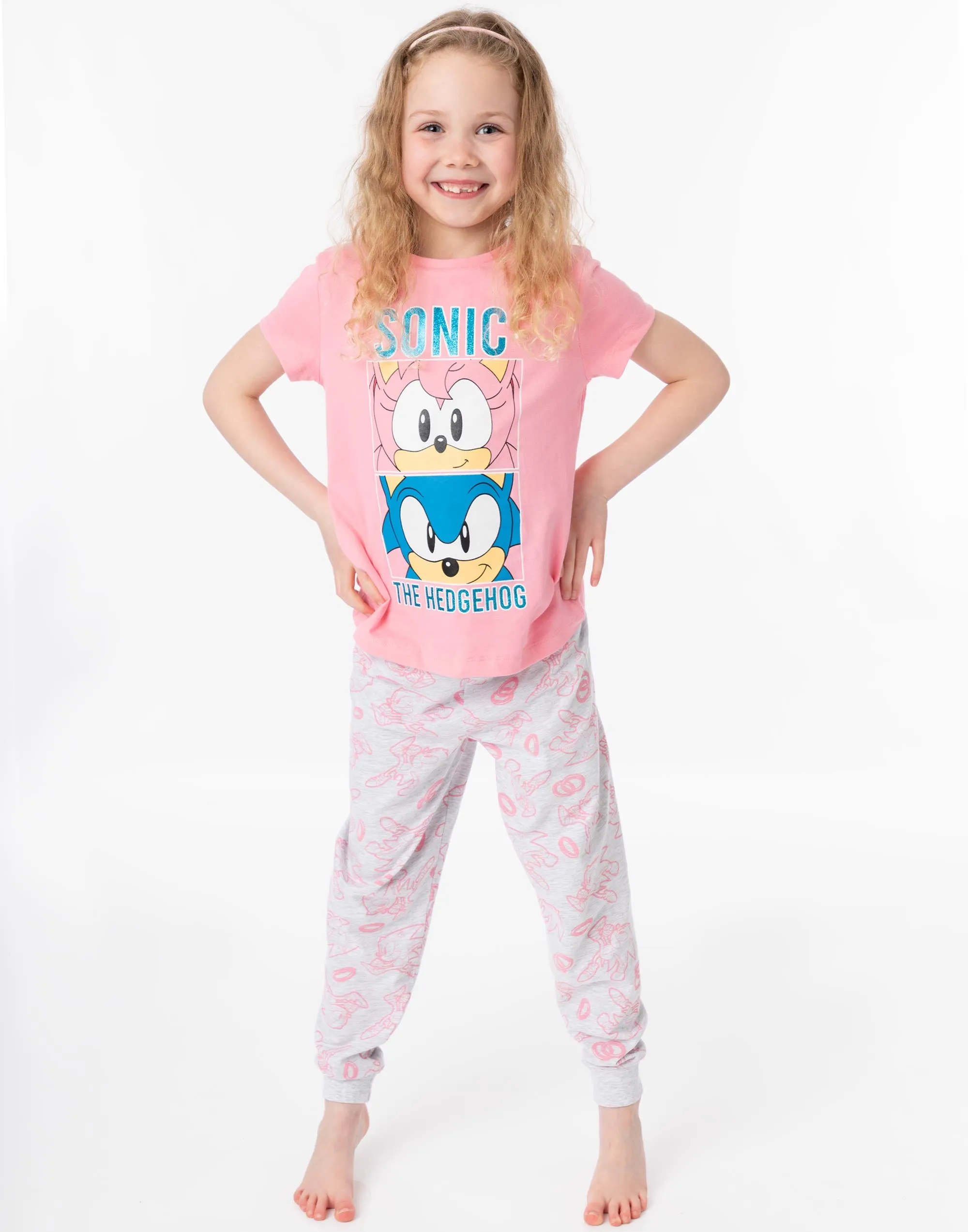 Sonic the Hedgehog Girls Pyjamas - Pink