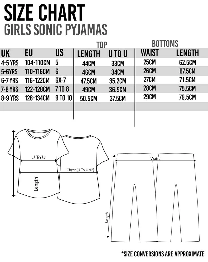 Sonic the Hedgehog Girls Pyjamas - Pink