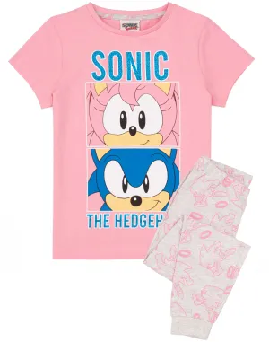 Sonic the Hedgehog Girls Pyjamas - Pink