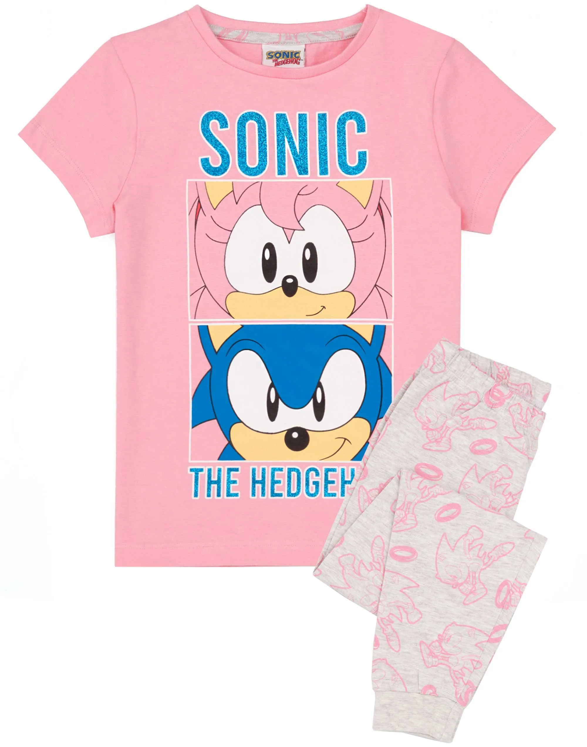 Sonic the Hedgehog Girls Pyjamas - Pink