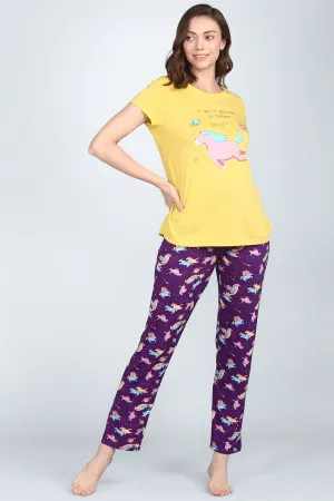 Spaced Out Unicorn Pajama Set