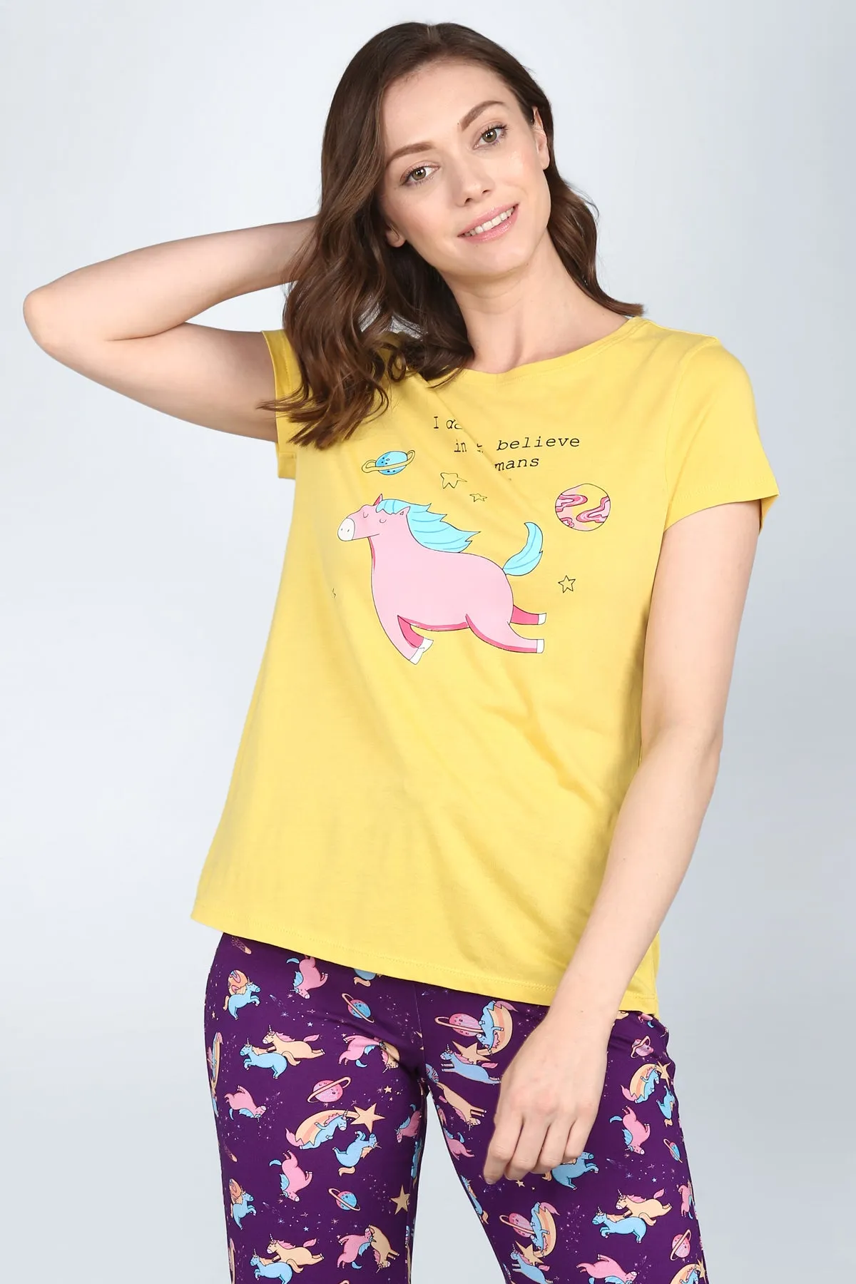 Spaced Out Unicorn Pajama Set