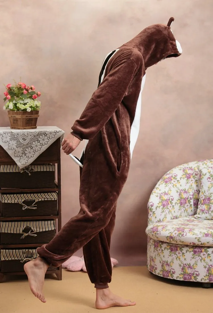 Squirrel Dale Adult Onesies Hoodie Costume Kigurumi Pajamas