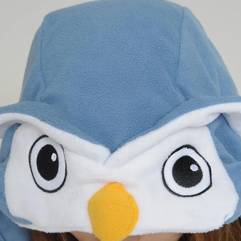 Steelblue Owl Onesies Hoodie Unisex Costume Kigurumi Pajamas