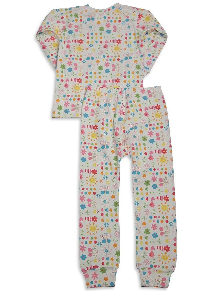 Sweet Potato Toddler & Girls Long Sleeve Cotton Pajama Sets- 11 Prints Available, 30943