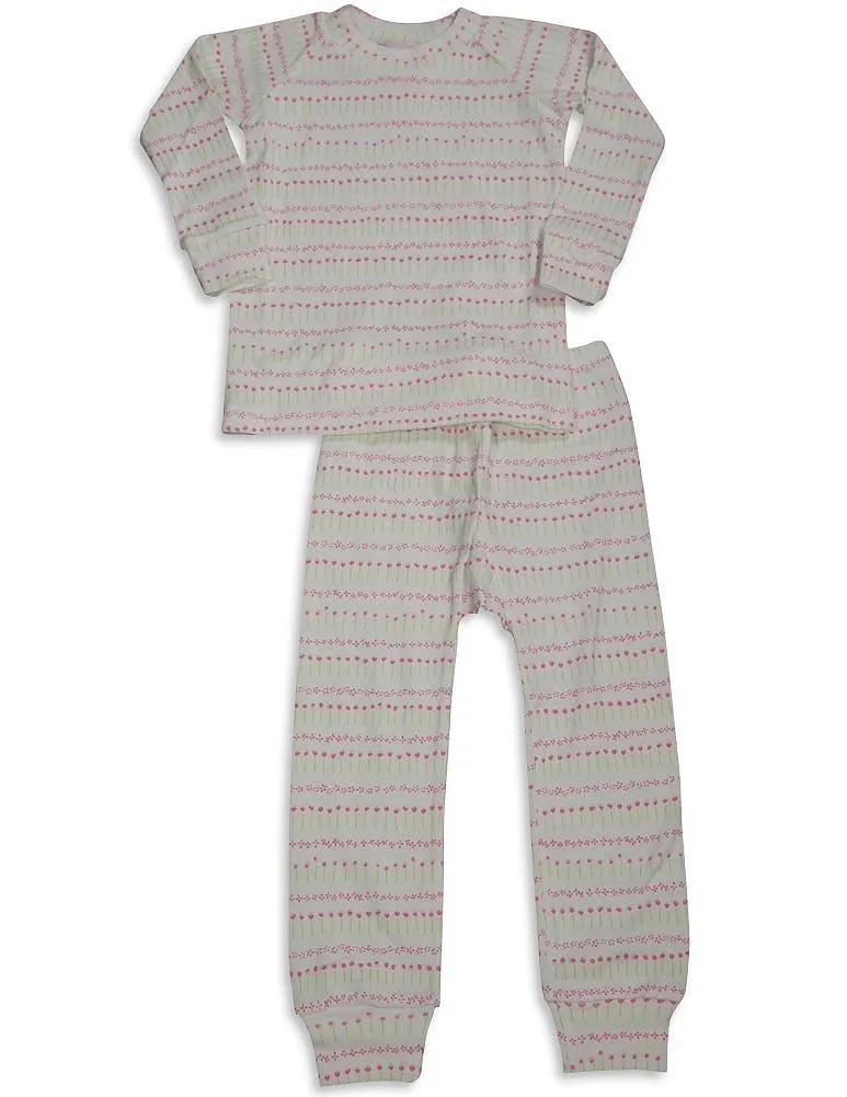 Sweet Potato Toddler & Girls Long Sleeve Cotton Pajama Sets- 11 Prints Available, 30943