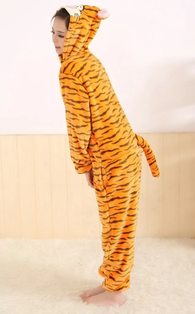 Tiger Onesies Hoodie Pajamas Animal Costume Kigurumi Pajamas