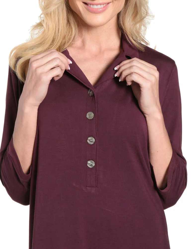 Womens Eco-PJ Bamboo Sleep Shirt